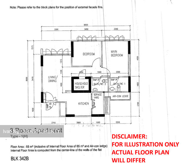 Blk 342B Yishun Ring Road (Yishun), HDB 3 Rooms #204100201